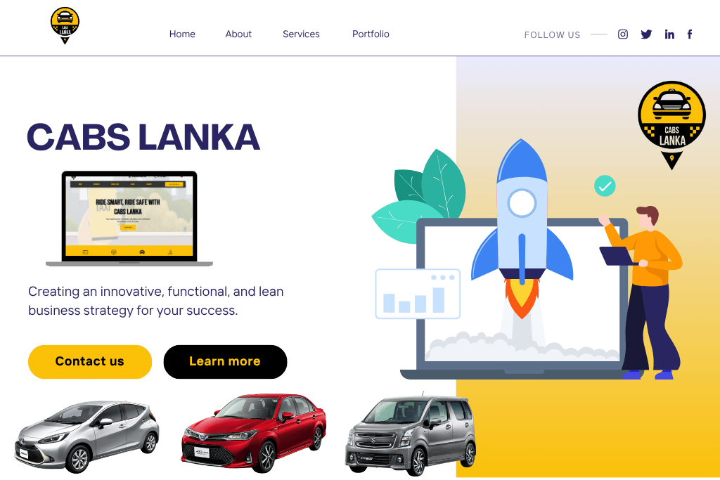cabs lanka Branding